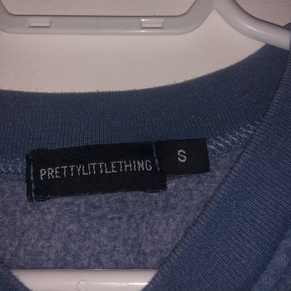prettylittething oversized blue sweatshirt - Picture 3 of 3